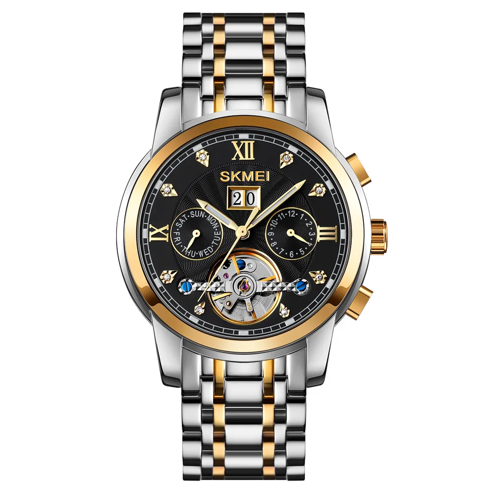 Skmei M029TGDBK Gold-Silver-Black