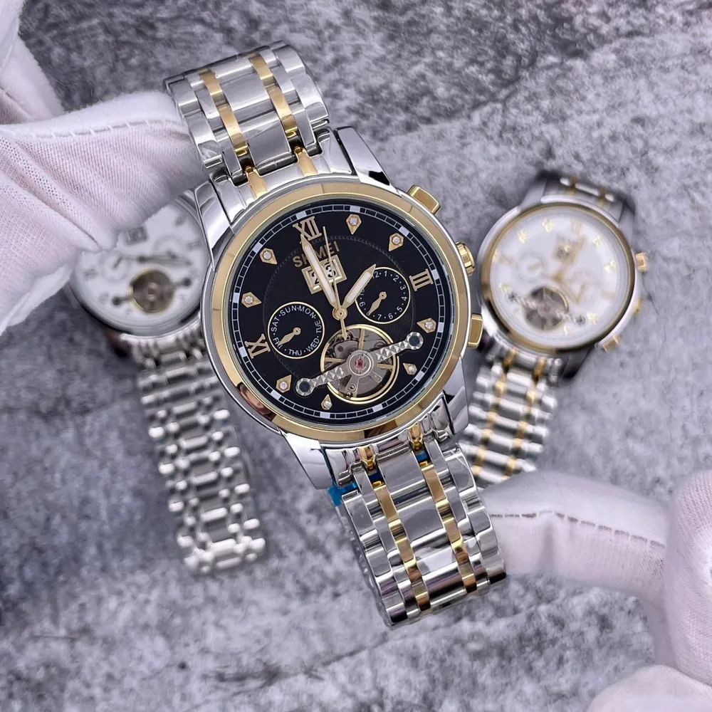 Skmei M029TGDBK Gold-Silver-Black, фото 5