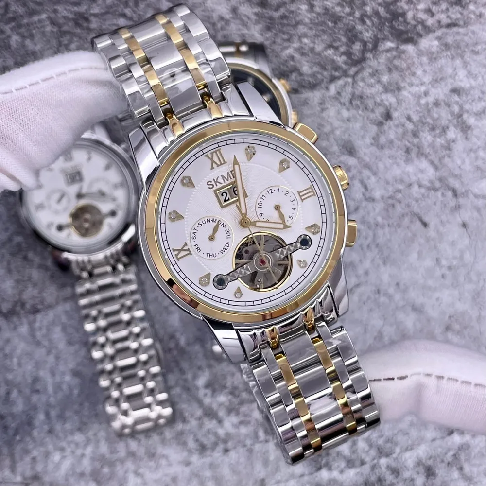 Skmei M029TGDSI Gold-Silver-Silver, фото 5