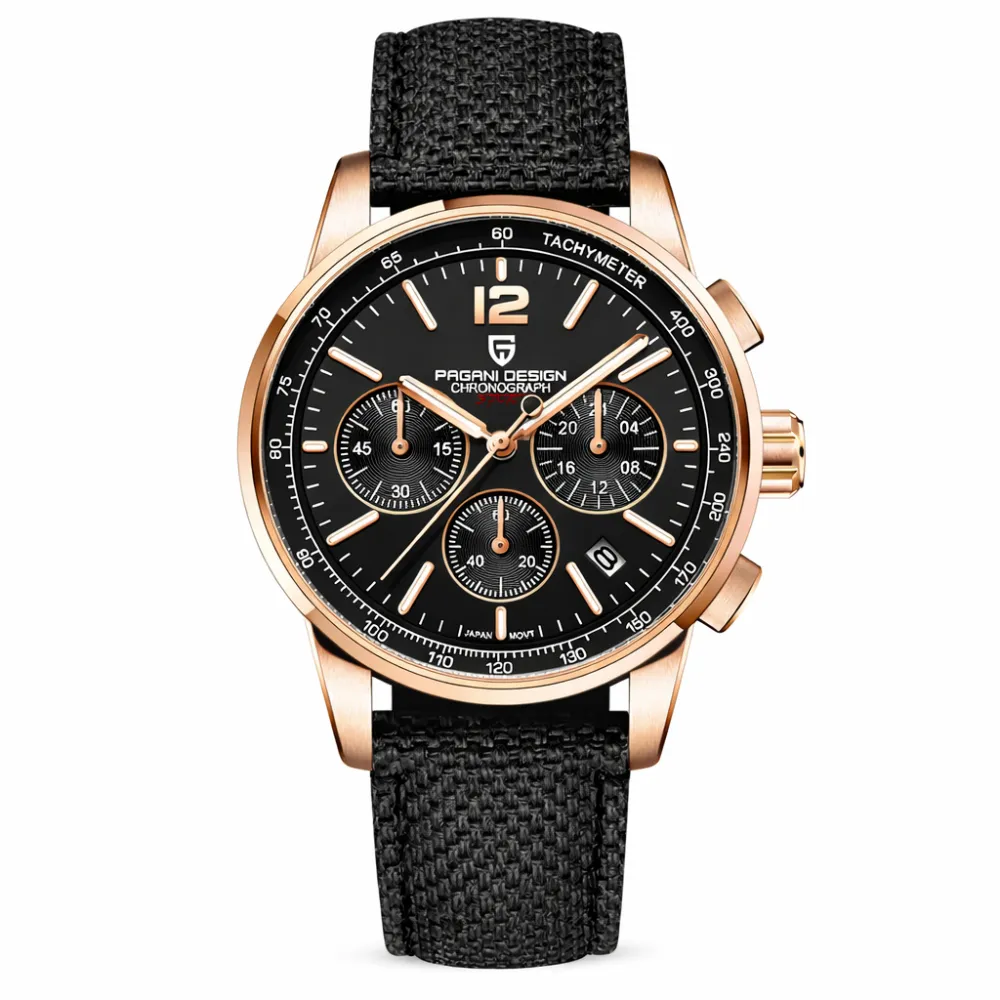 Pagani Design YS008 Rose Gold-Black