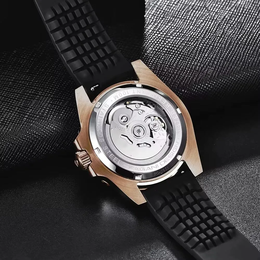 Pagani Design PD-1651 Gold-Black Silicone, фото 4