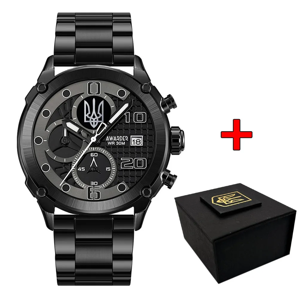 Awarder 016 Тризуб Black-Black Steel