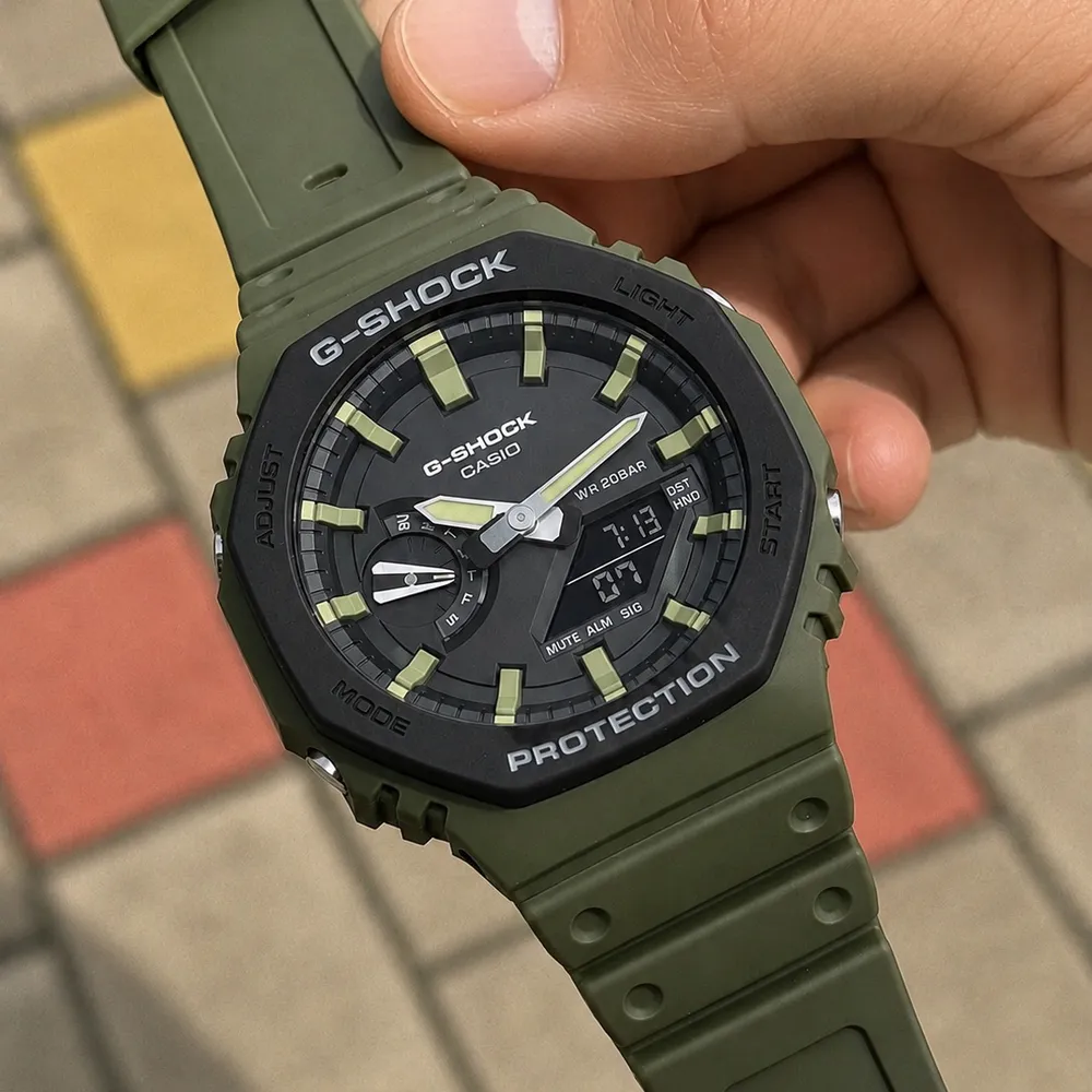 Casio G-SHOCK GA-2110SU-3A: протиударний кварцовий годинник, фото 5