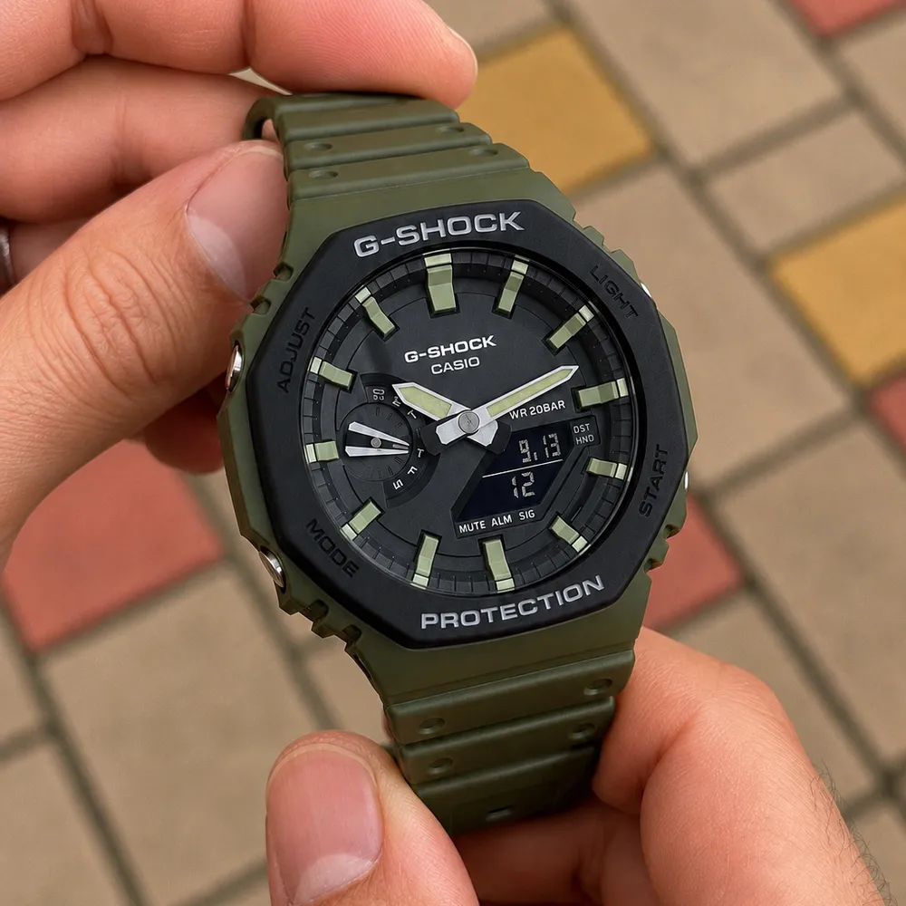 Casio G-SHOCK GA-2110SU-3A: протиударний кварцовий годинник, фото 6