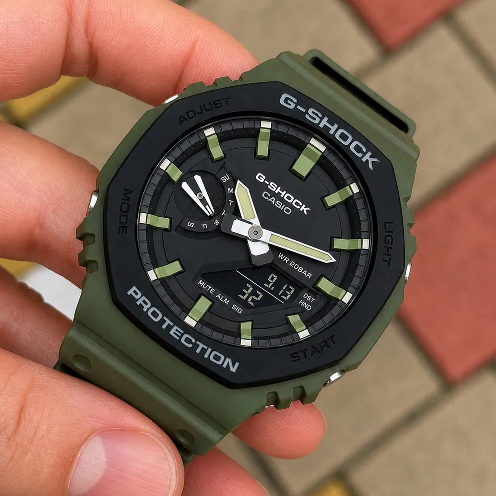 Casio G-SHOCK GA-2110SU-3A: протиударний кварцовий годинник, фото 8