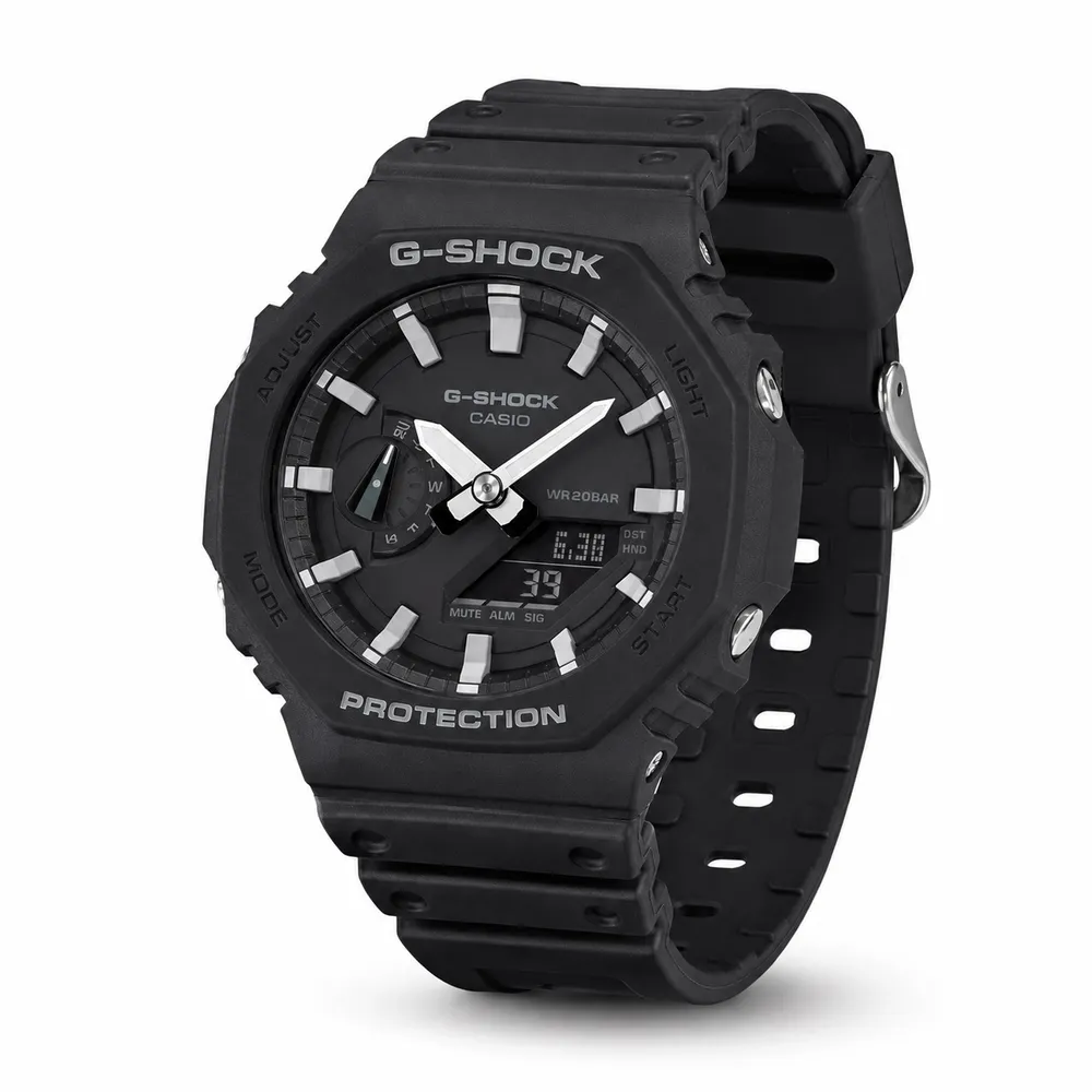Casio G-SHOCK GA-2100-1A Carbon Core Guard спортивний протиударний