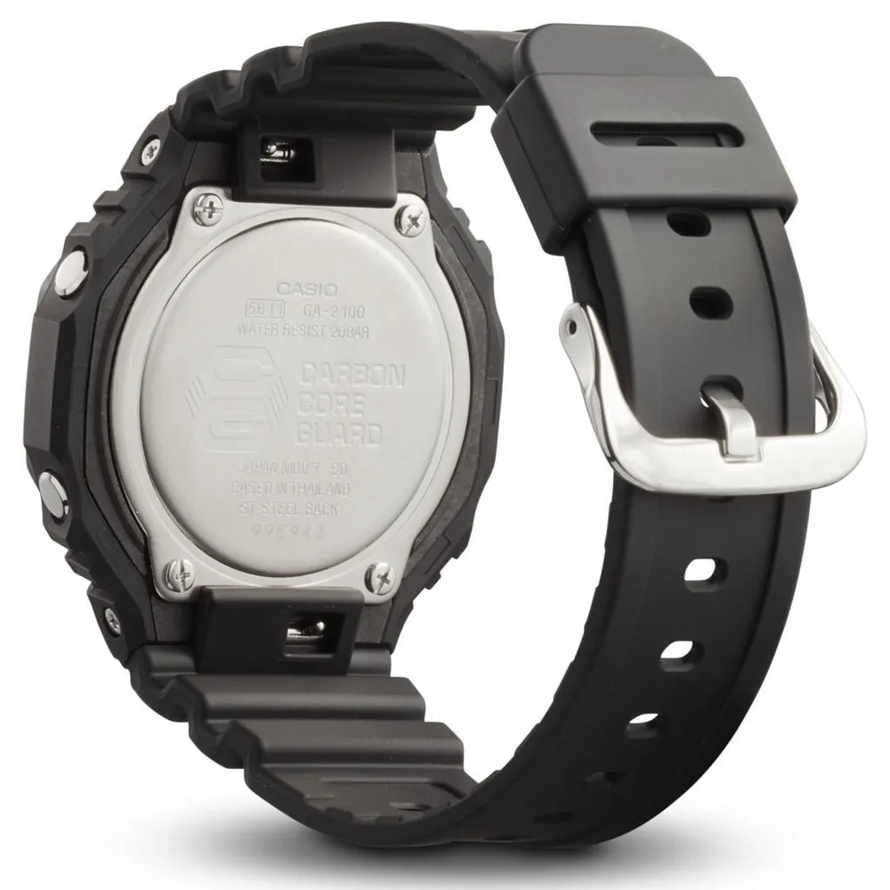 Casio G-SHOCK GA-2100-1A Carbon Core Guard спортивний протиударний, фото 2