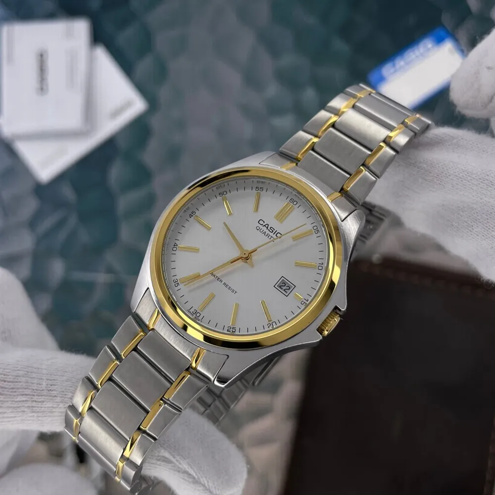 Casio MTP-1183G-7A Класичний сталевий браслет, фото 2