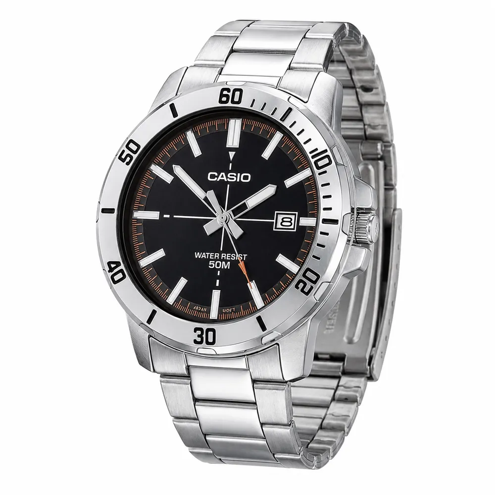 Casio MTP-VD01D-1E2 класичний сталевий