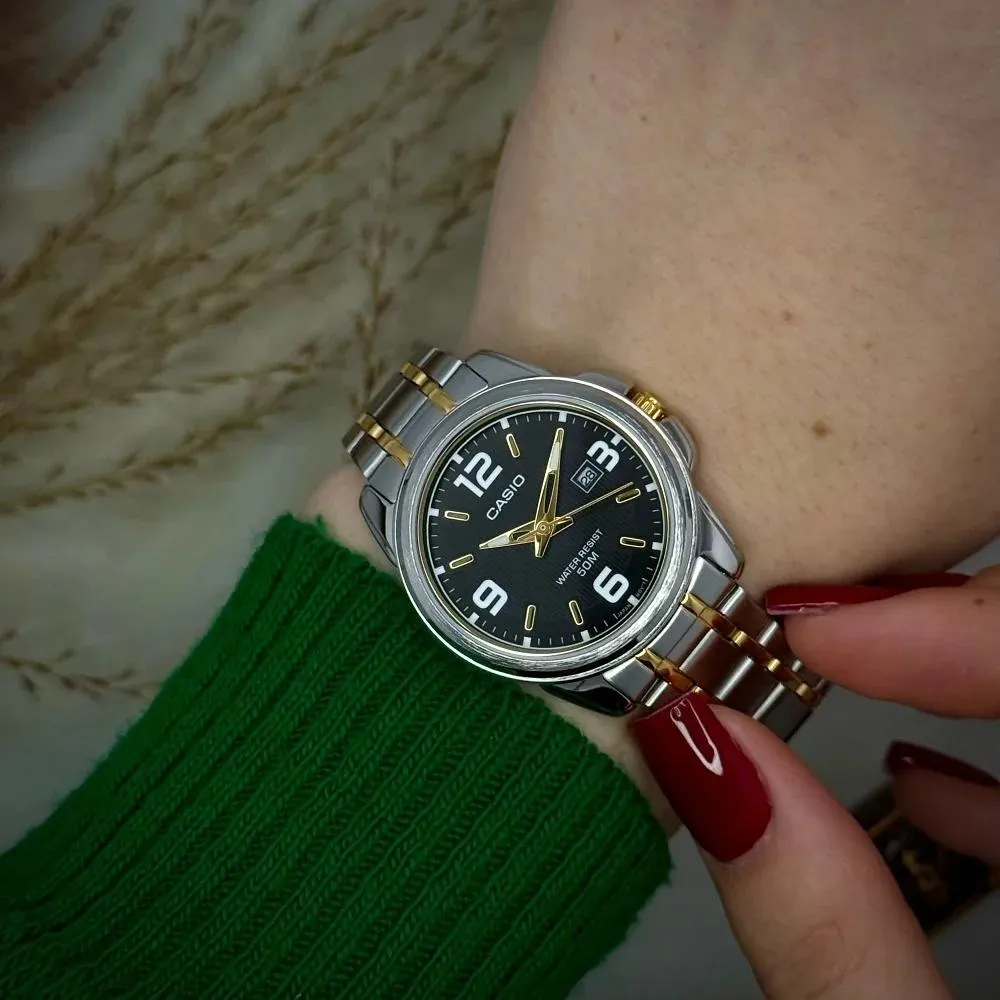 Casio LTP-1314SG-1A класичний сталевий браслет, фото 2