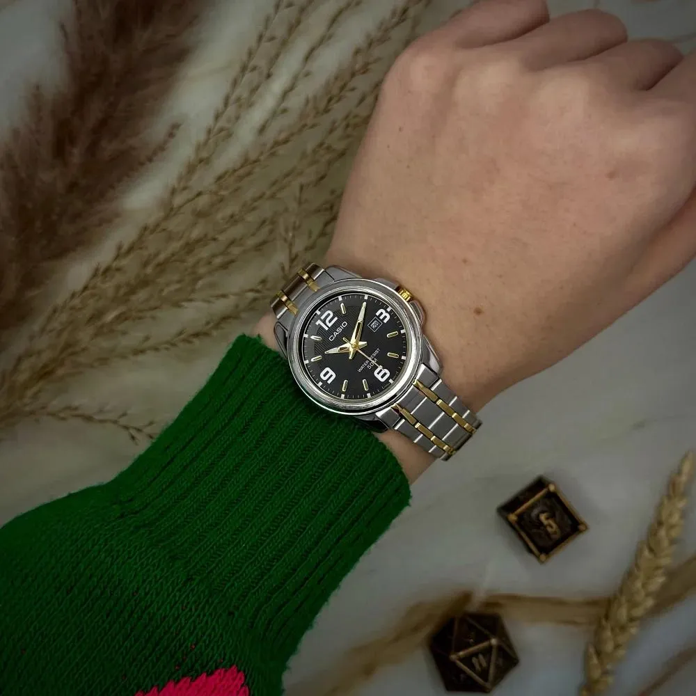 Casio LTP-1314SG-1A класичний сталевий браслет, фото 5