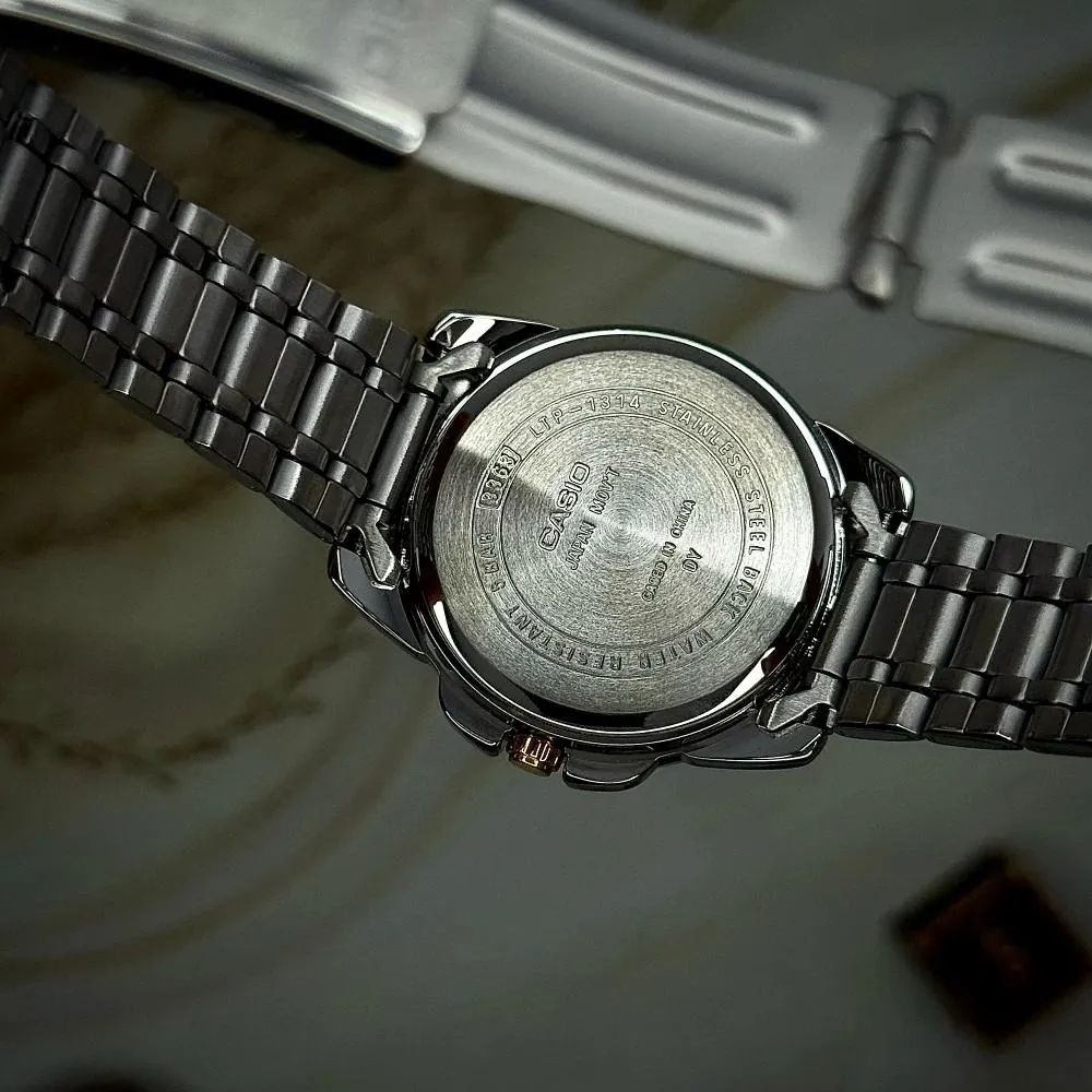 Casio LTP-1314SG-1A класичний сталевий браслет, фото 6