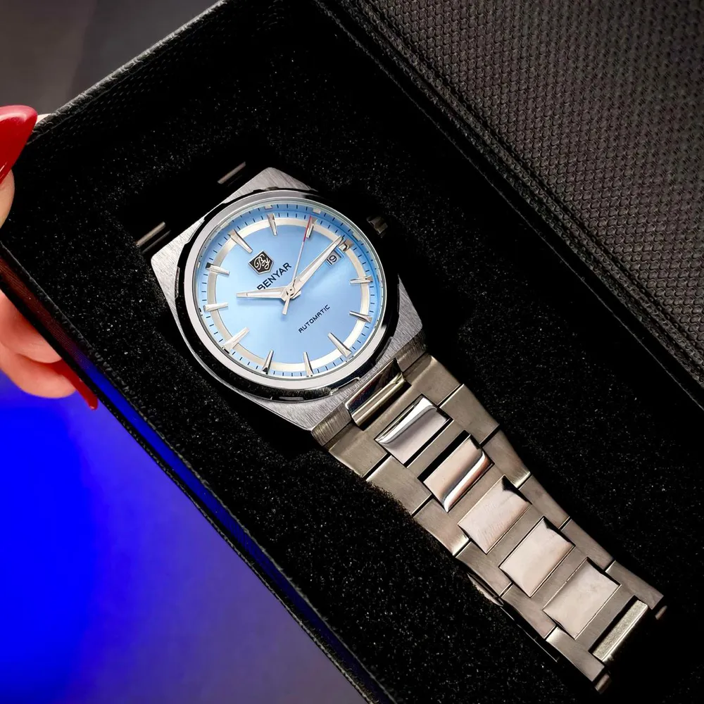 Benyar BY-5203 Silver-Ligh Blue, фото 5