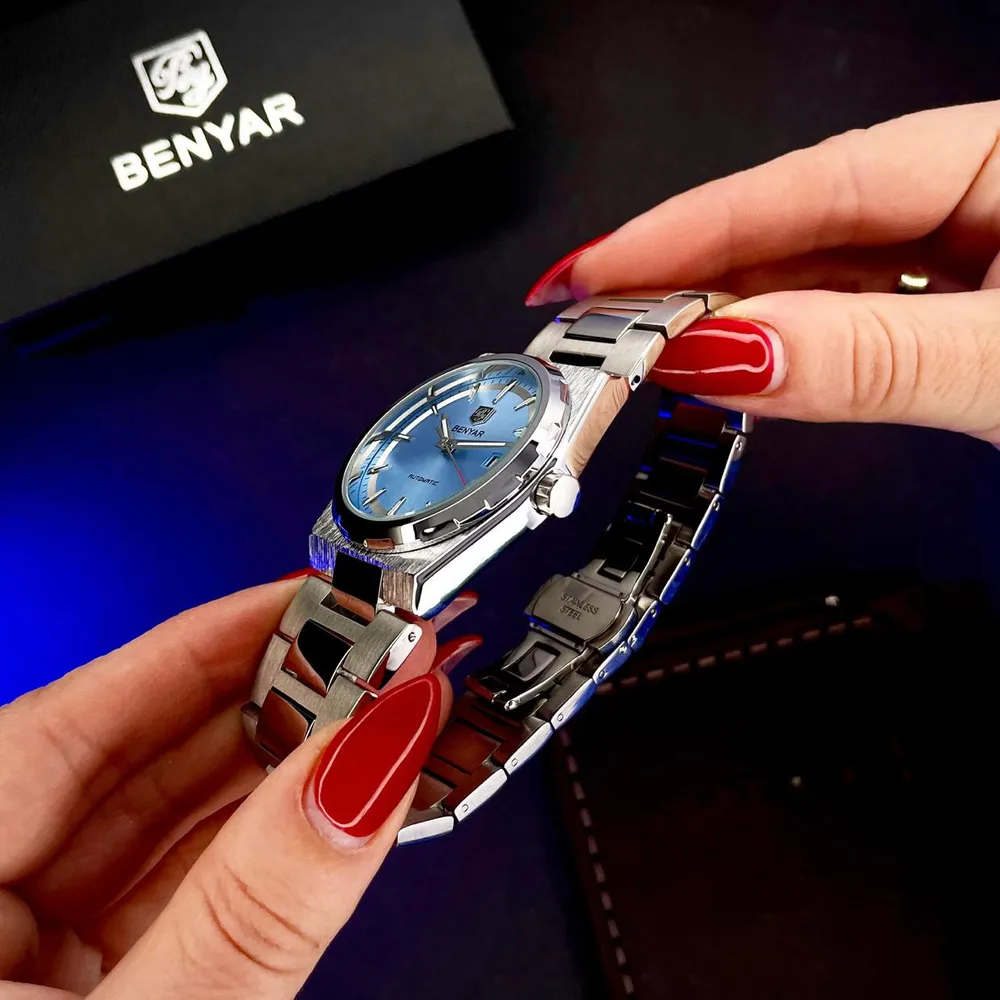 Benyar BY-5203 Silver-Ligh Blue, фото 6