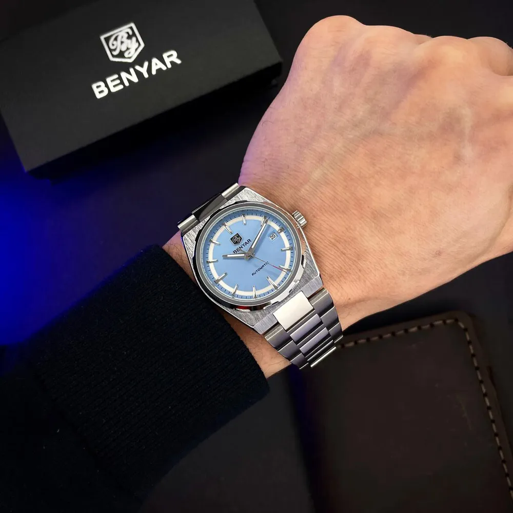 Benyar BY-5203 Silver-Ligh Blue, фото 8