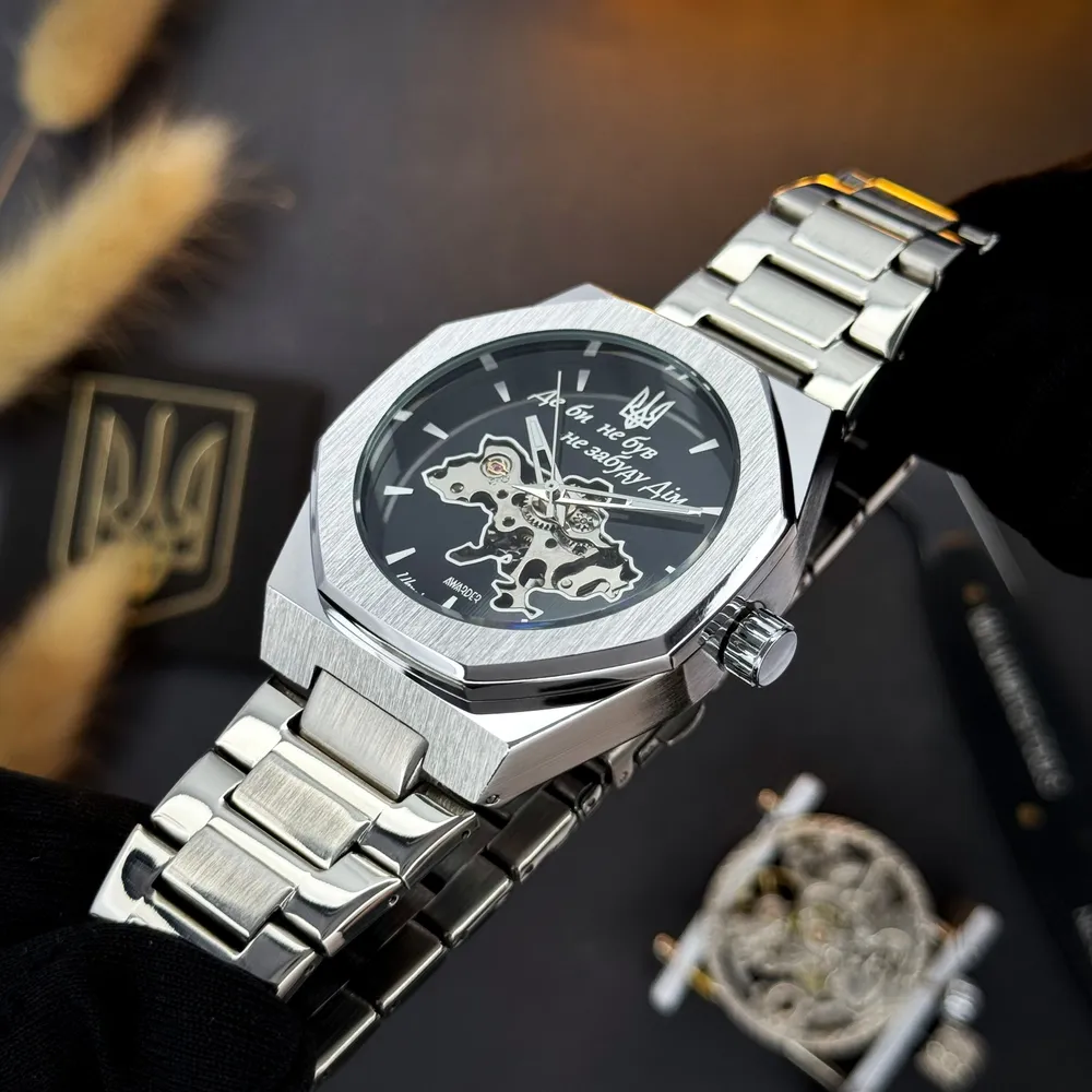 Awarder Octagon 026 Де би не був Silver-Black механіка, фото 5