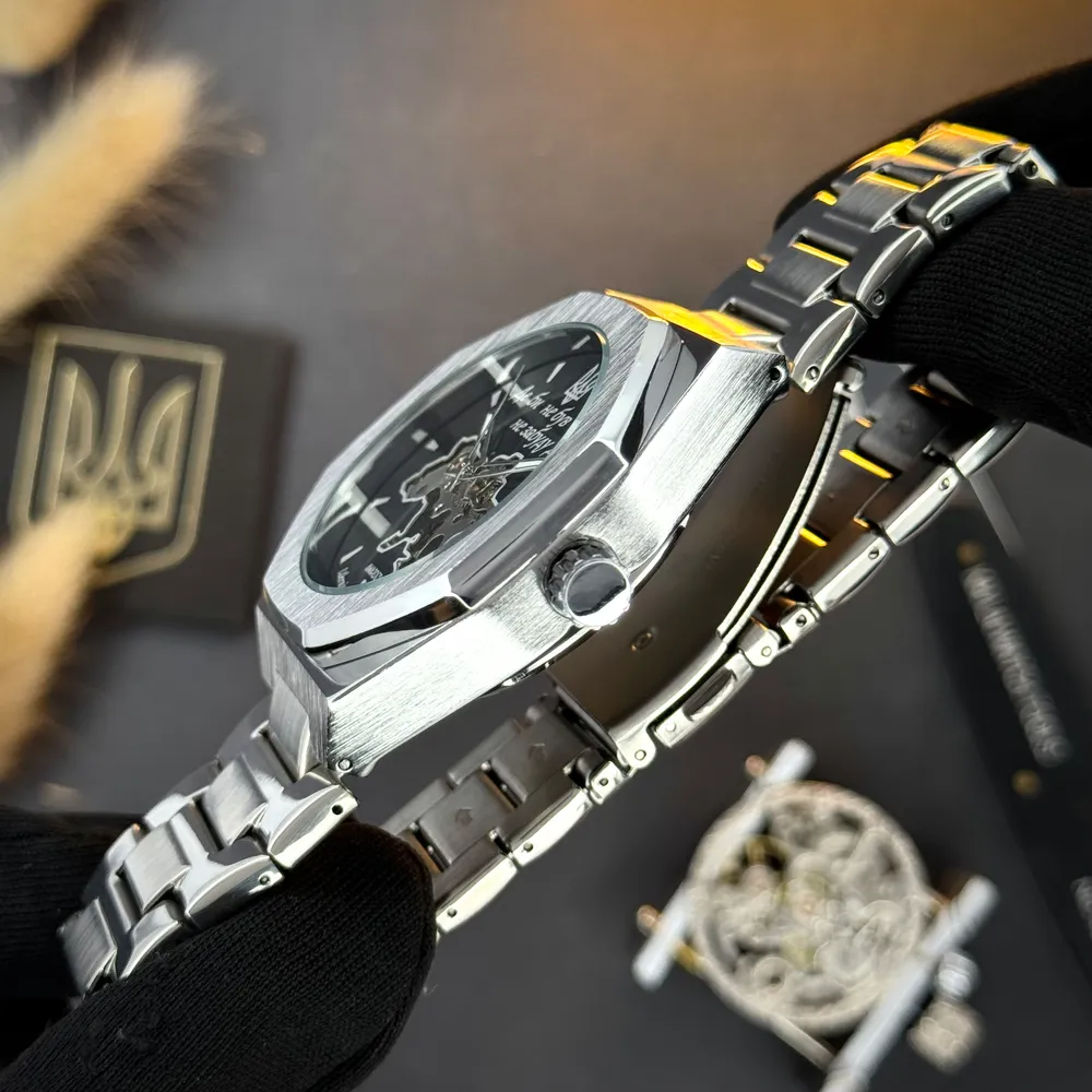 Awarder Octagon 026 Де би не був Silver-Black механіка, фото 6