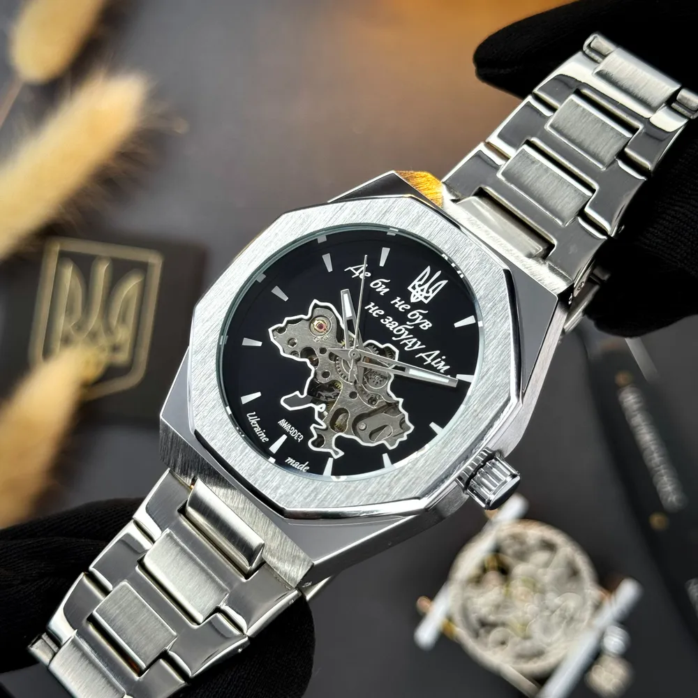Awarder Octagon 026 Де би не був Silver-Black механіка, фото 7