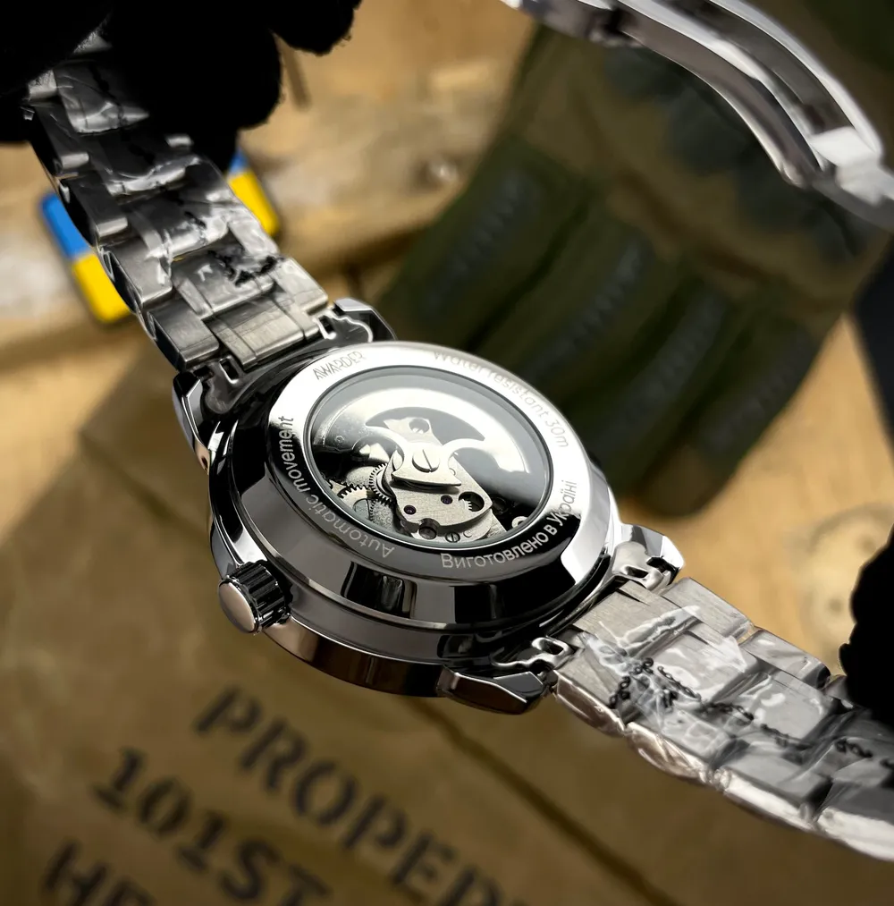 Awarder 022 Де би не був Silver-Black Automatic Steel, фото 4