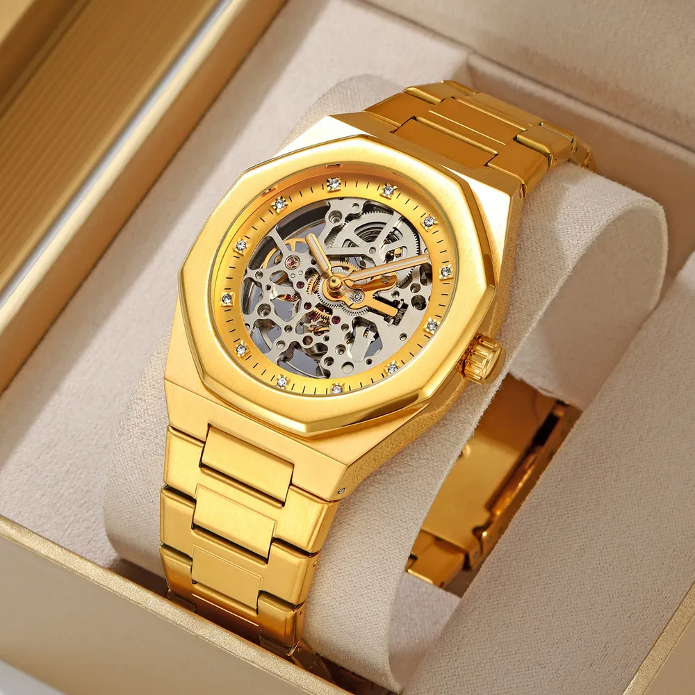Skmei M034SGD Gold Steel, фото 4