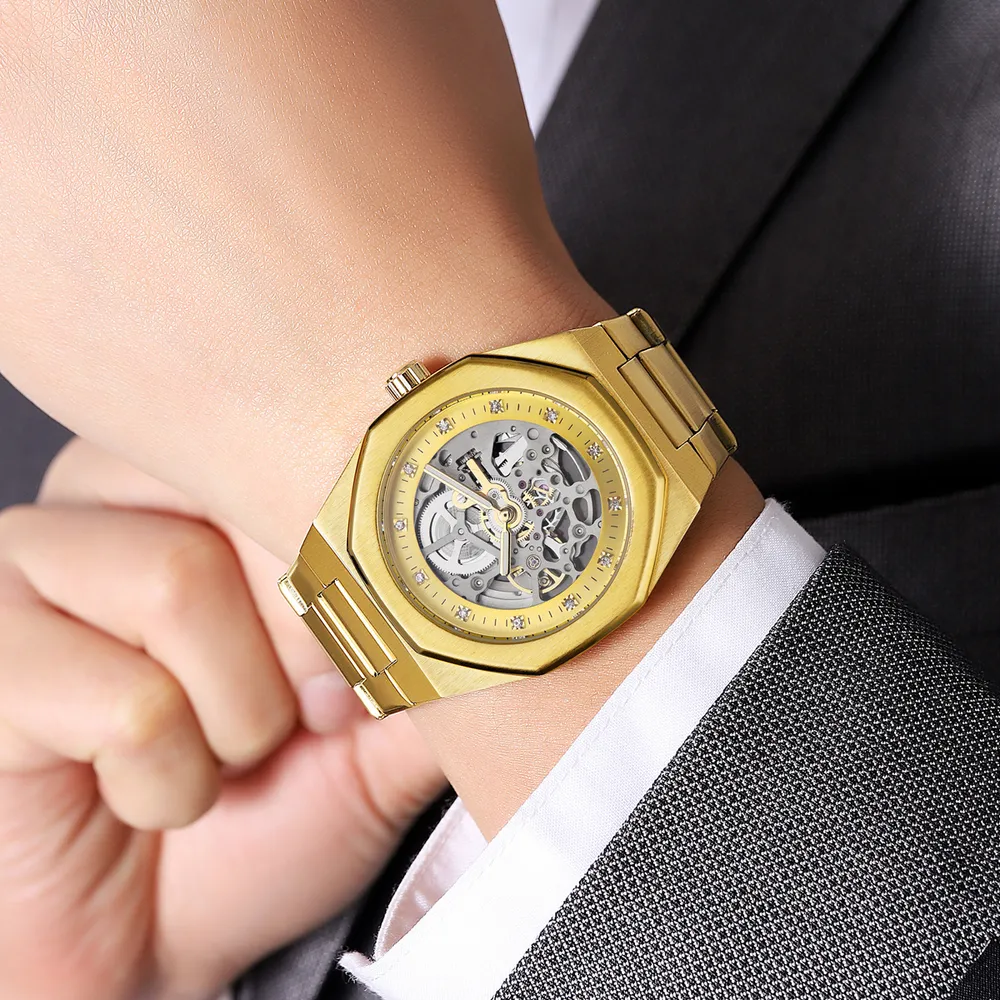 Skmei M034SGD Gold Steel, фото 5