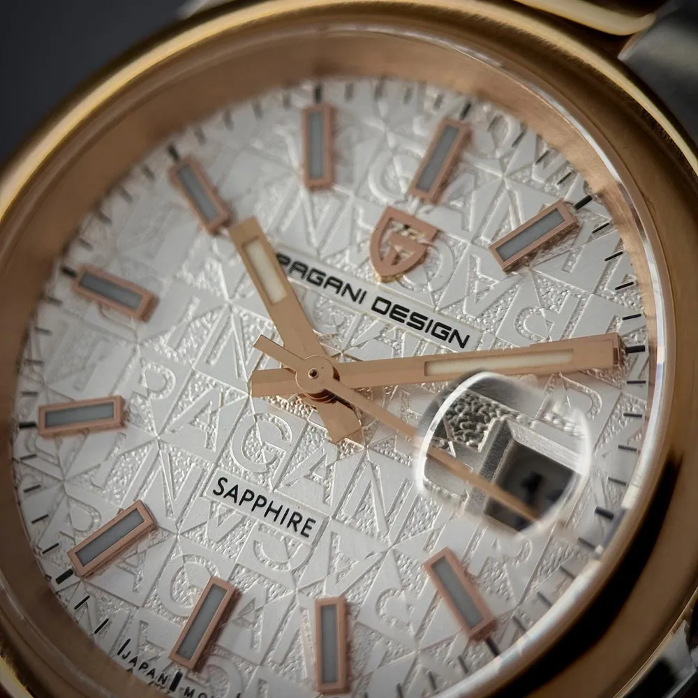Pagani Design PD-1794M Silver-Rose Gold-White, фото 5