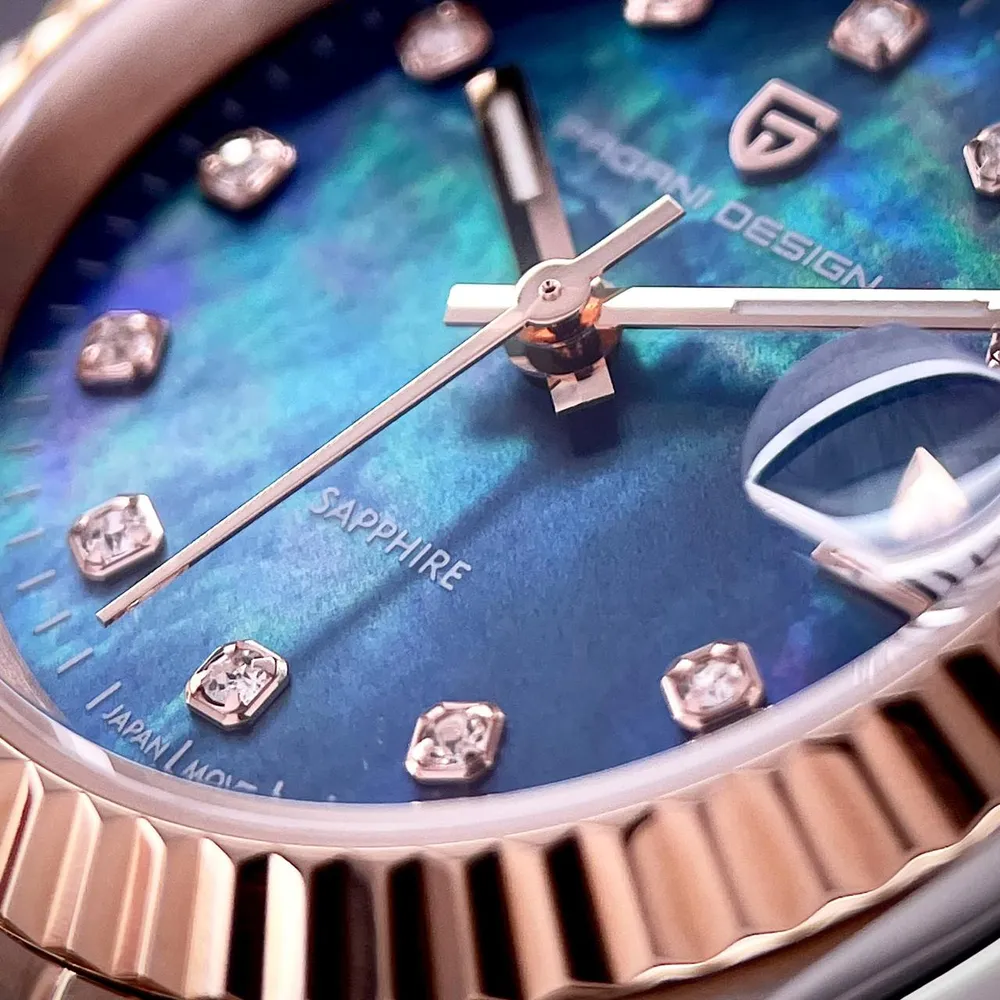 Pagani Design PD-1794L Silver-Rose Gold-Blue, фото 6