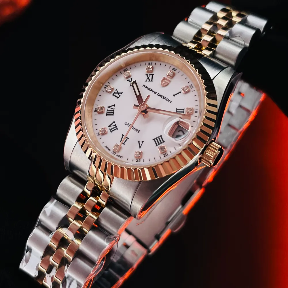 Pagani Design PD-1794L Silver-Rose Gold-White, фото 3