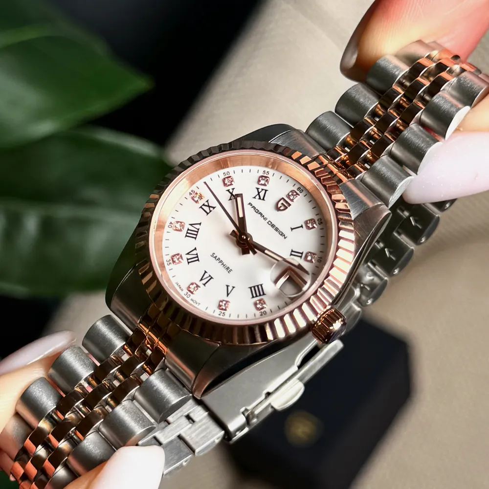 Pagani Design PD-1794L Silver-Rose Gold-White, фото 7