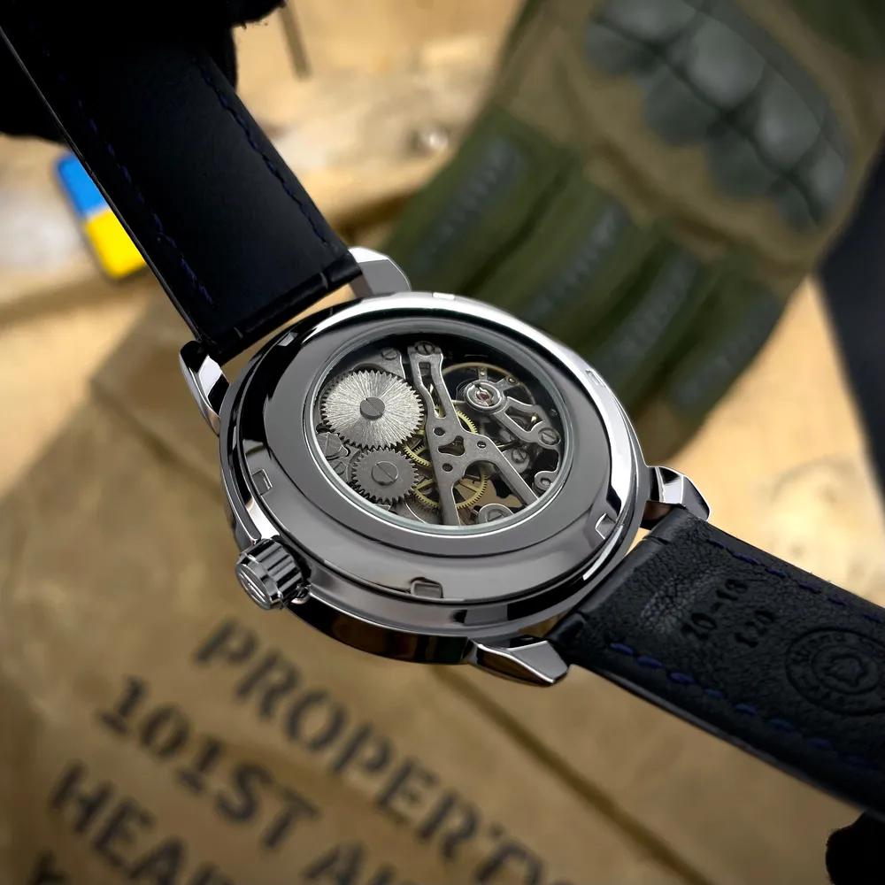 Awarder 022SIBK Mechanic Де би не був Silver-Black, сріблястий корпус, фото 4