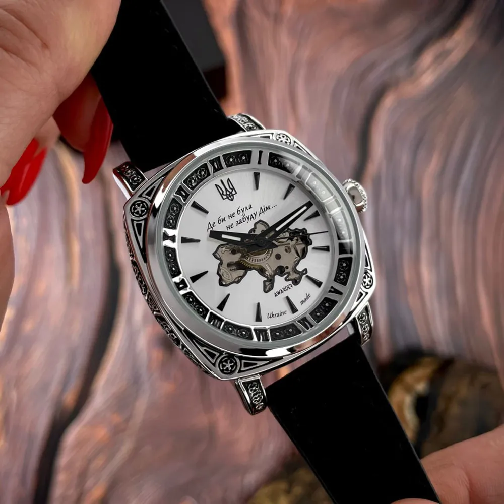 Awarder 021-3D Де би не була Silver-White-Black Leather, фото 3