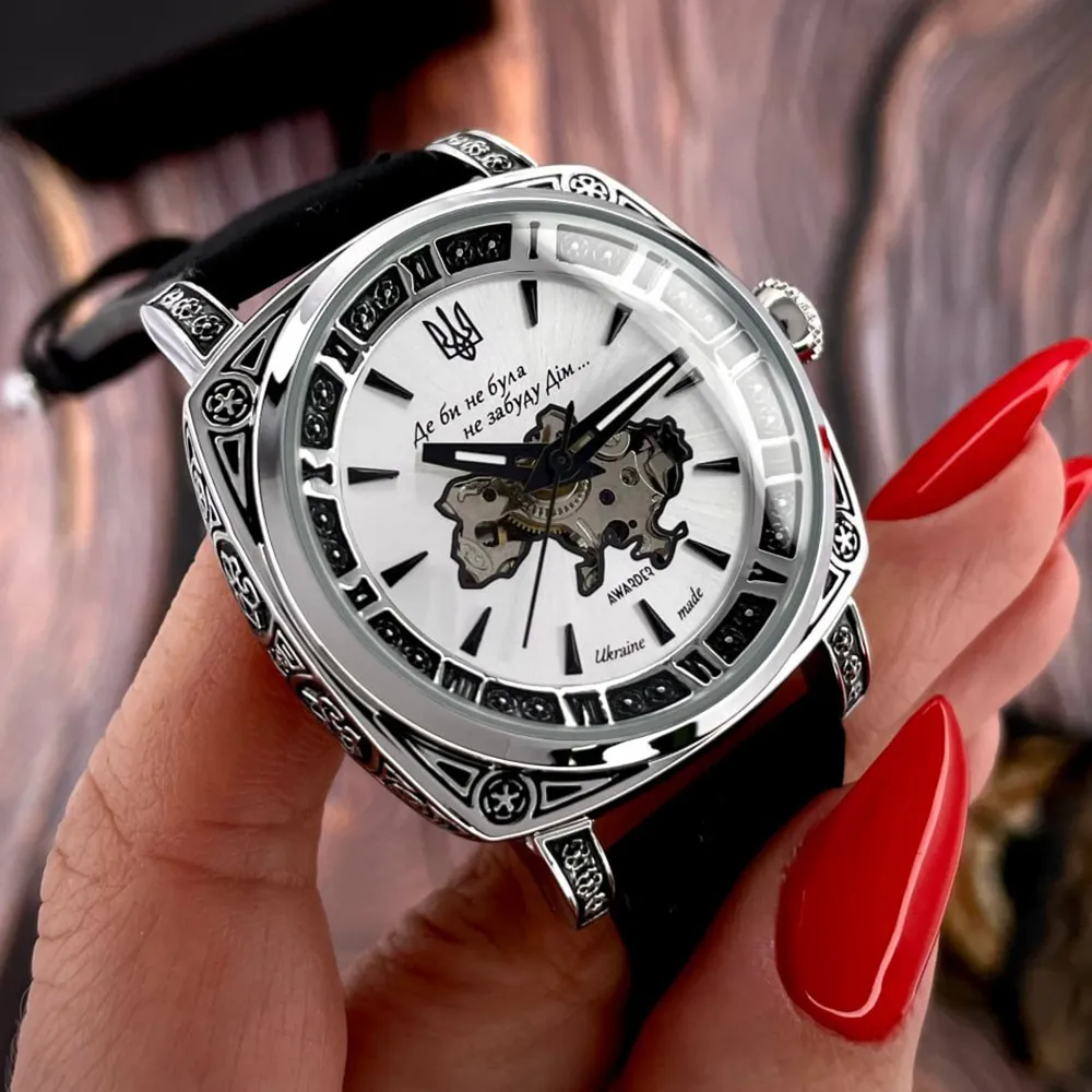 Awarder 021-3D Де би не була Silver-White-Black Leather, фото 4