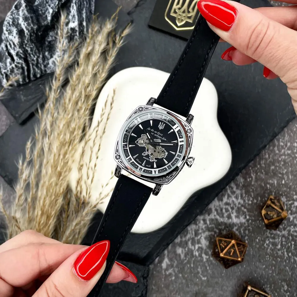 Awarder 021-3D Де би не була Silver-Black-Black Leather, фото 3
