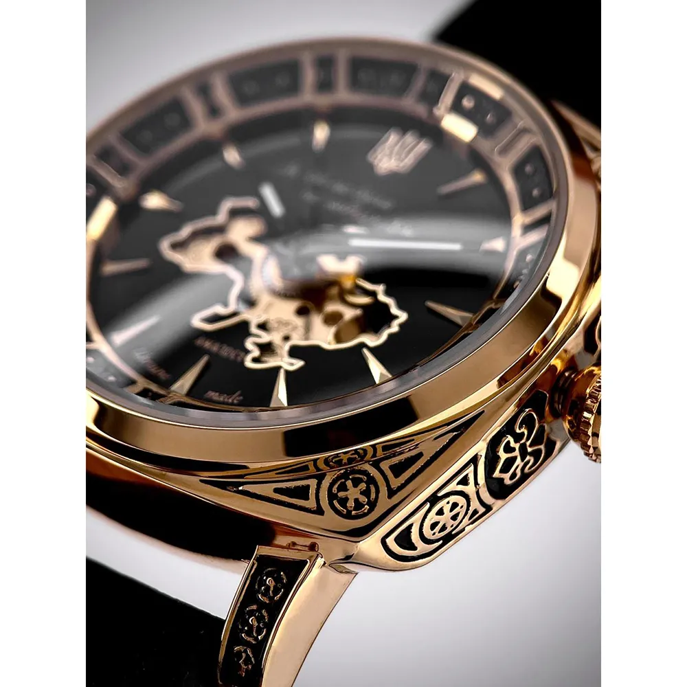 Awarder 021-3D Де би не була Gold-Black-Black Leather, фото 7