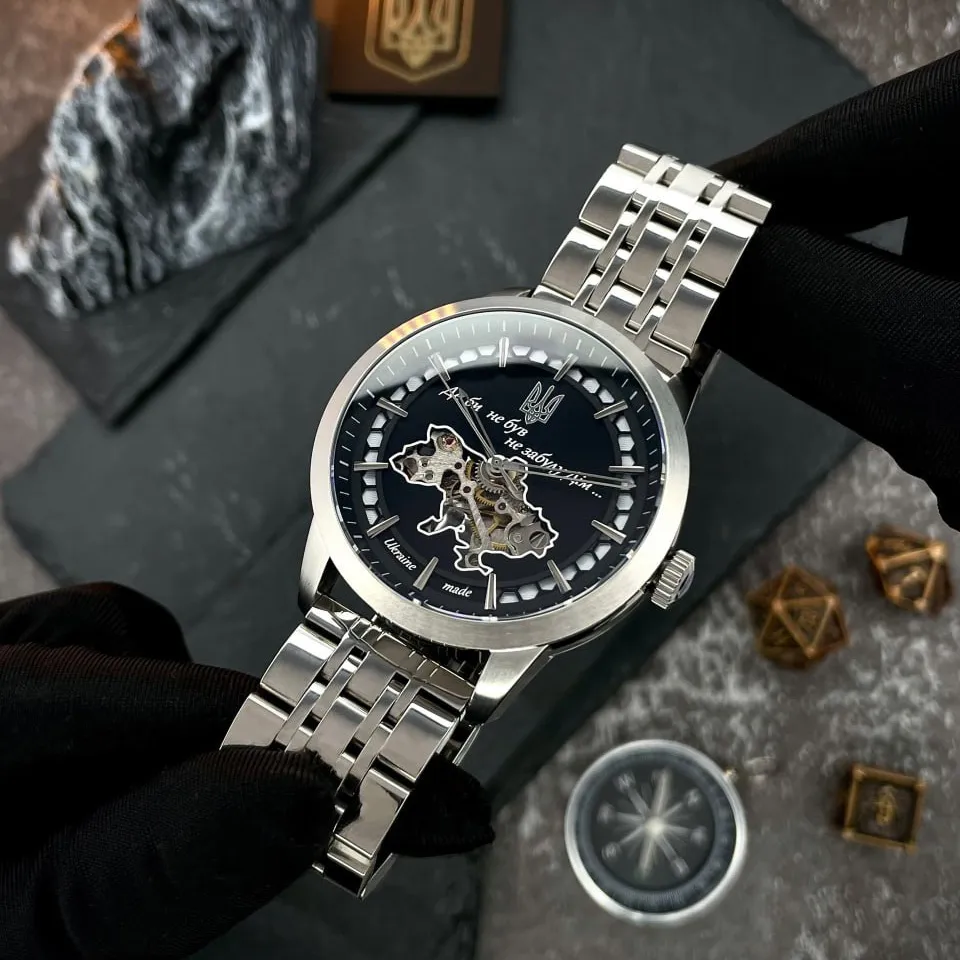 Awarder 043 Де би не був Silver-Black Steel Automatic, фото 2