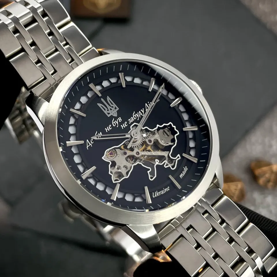 Awarder 043 Де би не був Silver-Black Steel Automatic, фото 4
