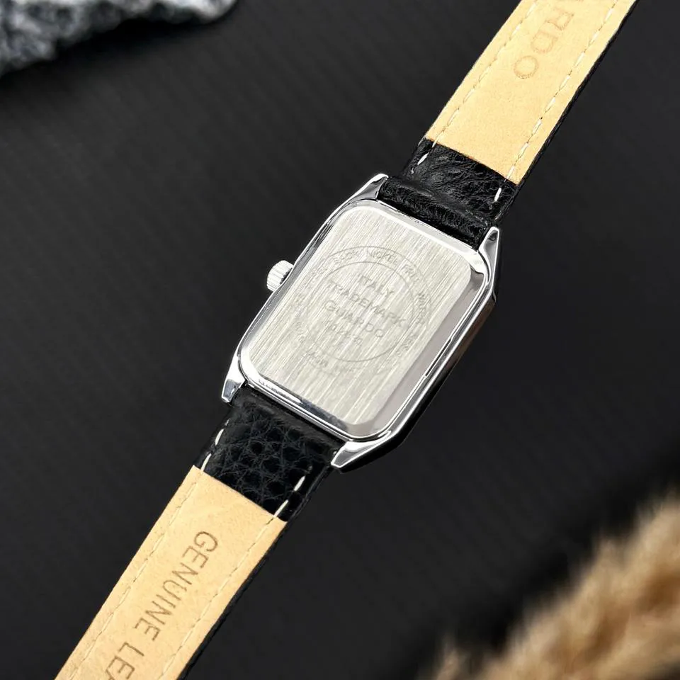 Guardo Жіночий наручний годинник Guardo 012831-1 Silver-White-Black, класичний кварцовий годинник, фото 6