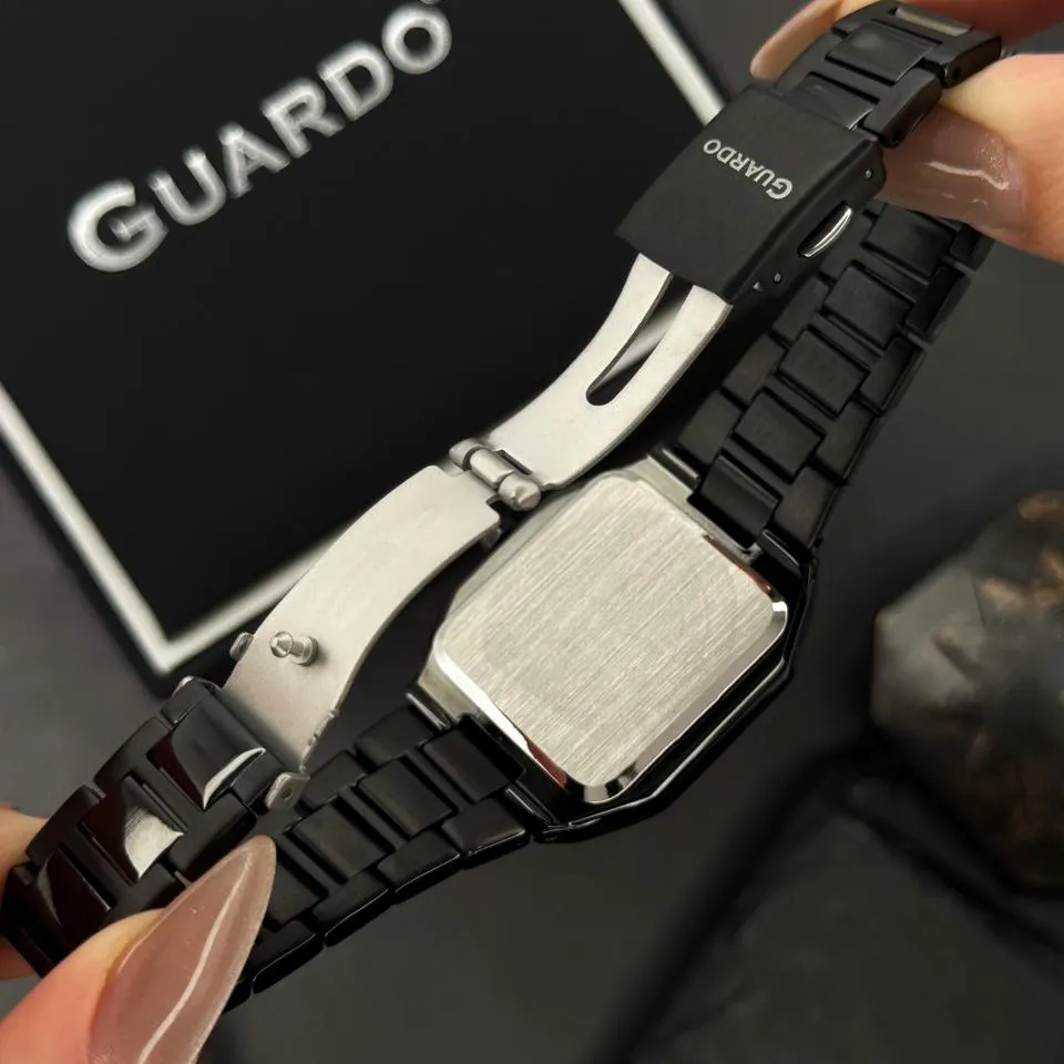 Guardo Жіночий наручний годинник Guardo 012727-4 L чорний, кварцовий, фото 6