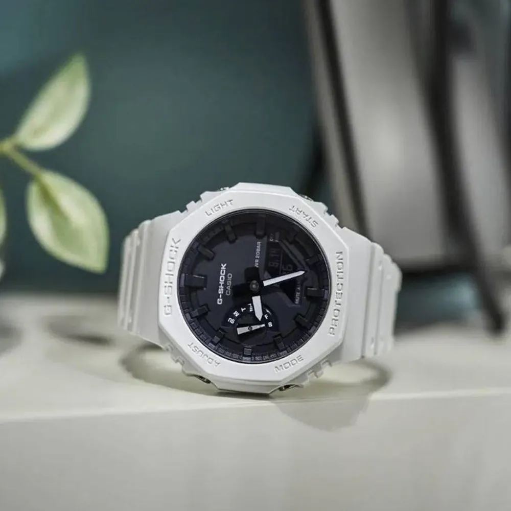 Casio G-SHOCK GA-2100-7A білий спортивний, фото 2