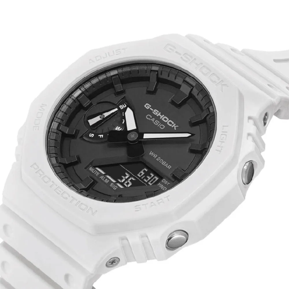 Casio G-SHOCK GA-2100-7A білий спортивний, фото 3