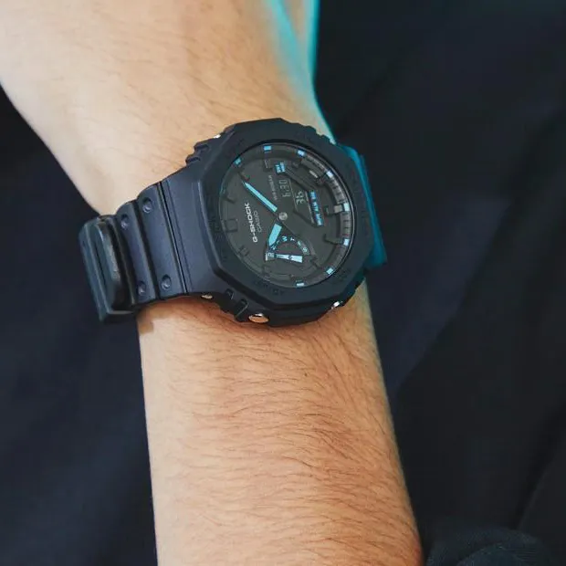 Casio G-SHOCK GA-2100-1A2 Carbon Core Guard, фото 6