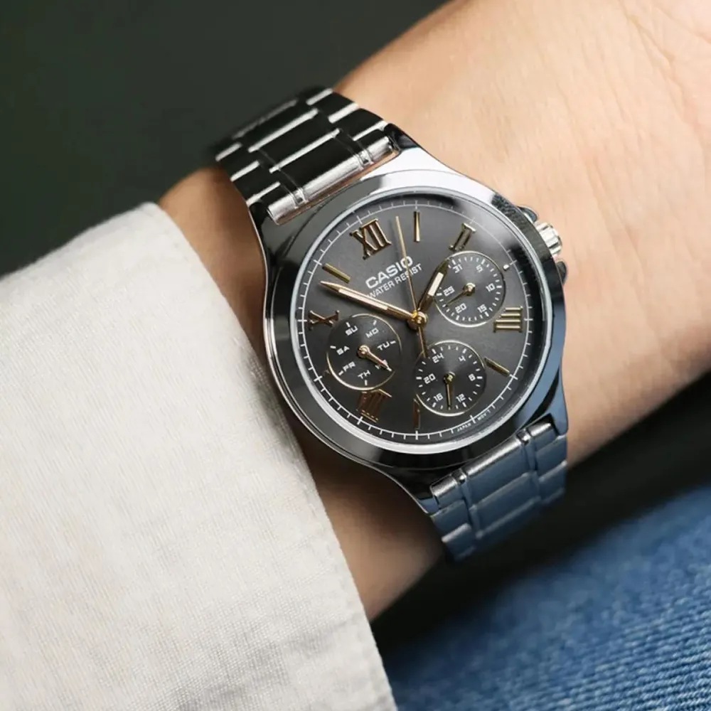 Casio LTP-V300D-1A2 класичний сталевий браслет, фото 2
