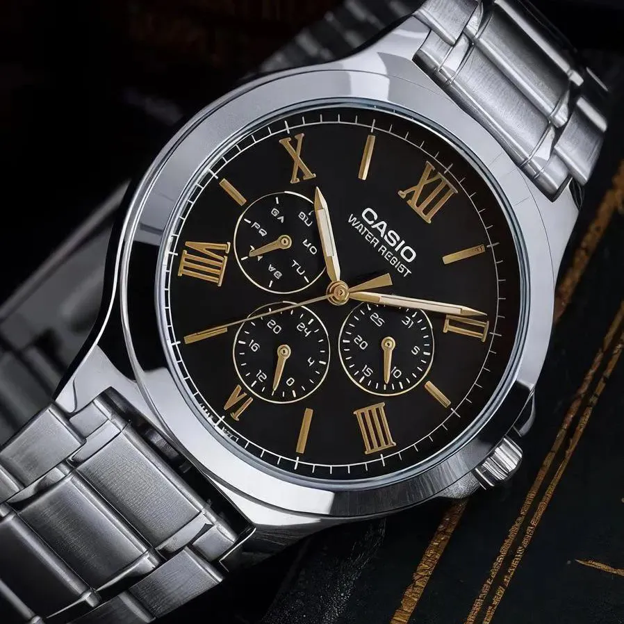Casio LTP-V300D-1A2 класичний сталевий браслет, фото 3