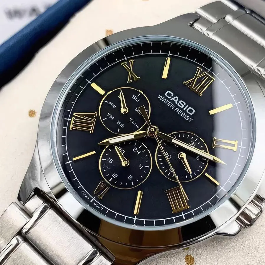Casio LTP-V300D-1A2 класичний сталевий браслет, фото 4
