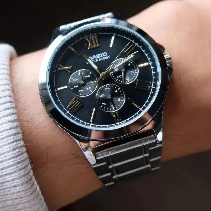 Casio LTP-V300D-1A2 класичний сталевий браслет, фото 5