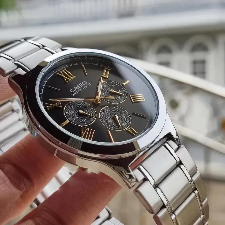 Casio LTP-V300D-1A2 класичний сталевий браслет, фото 6