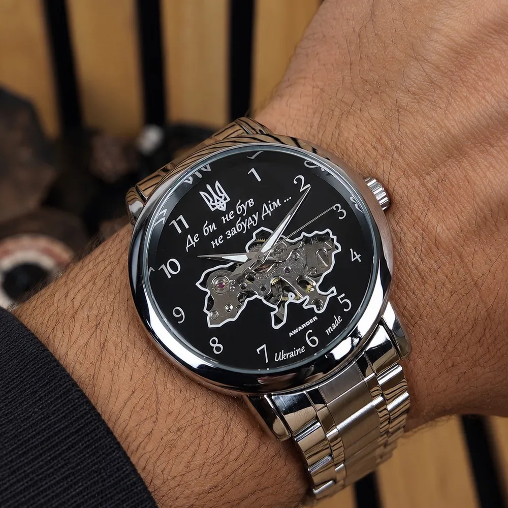 Awarder 022 Automatic Не Забуду Дім Silver-Black Steel, фото 3