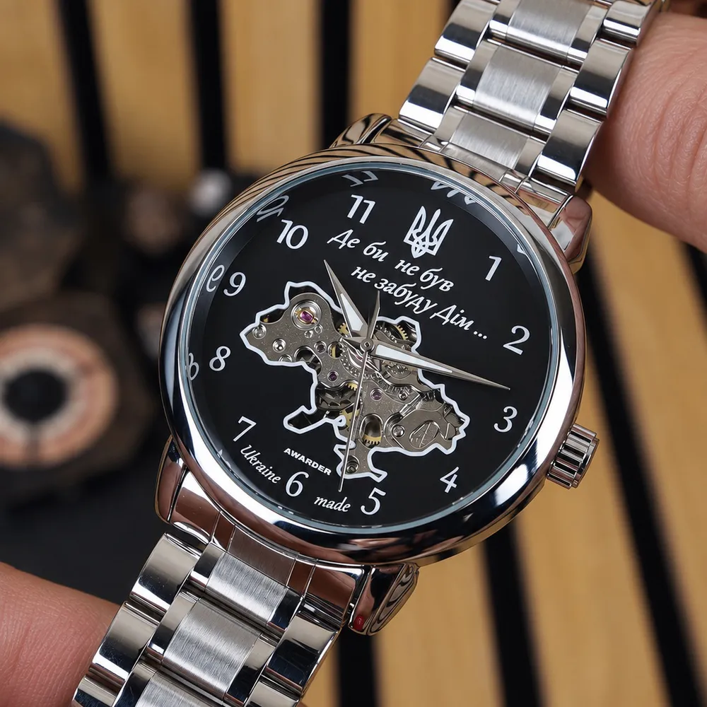 Awarder 022 Automatic Не Забуду Дім Silver-Black Steel, фото 4