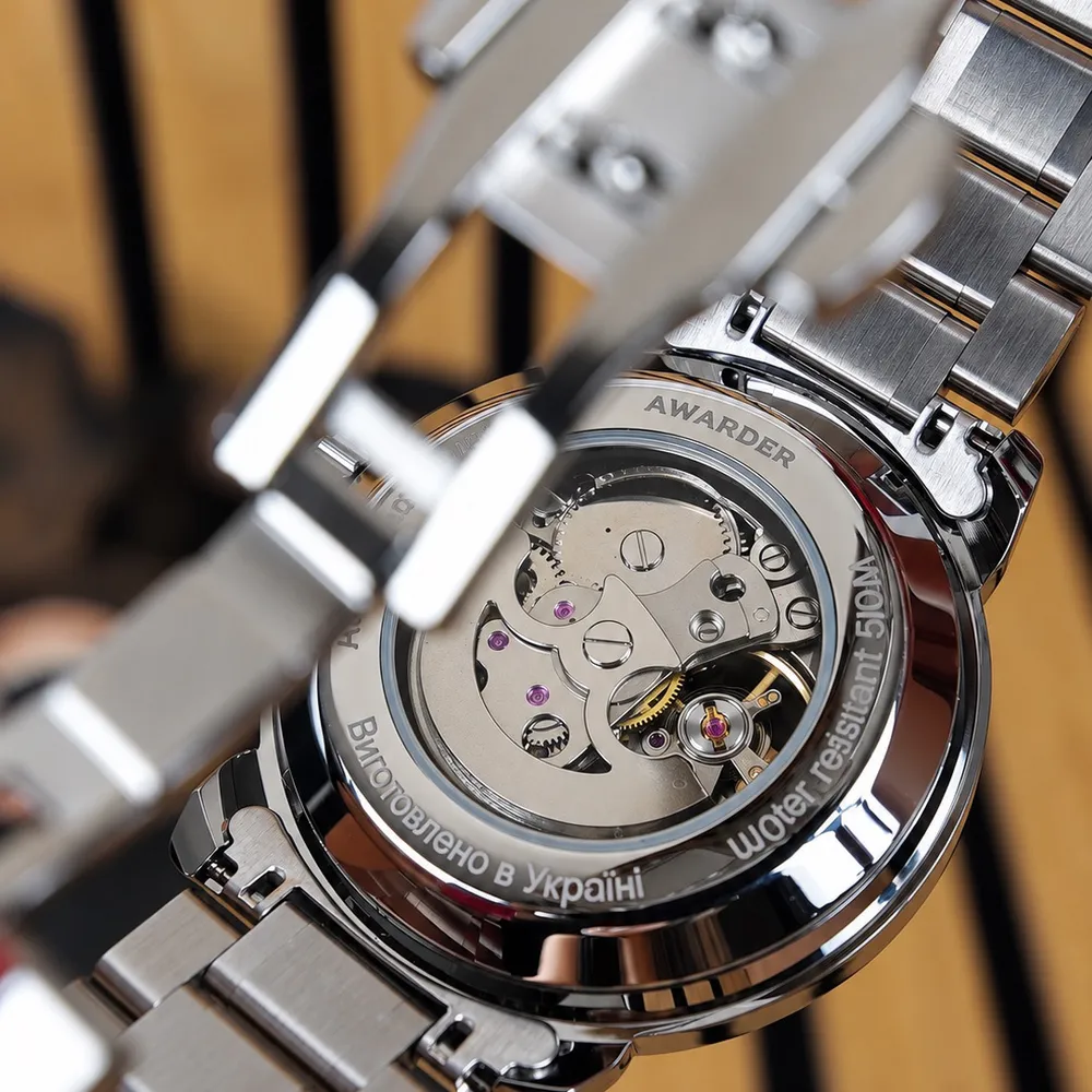 Awarder 022 Automatic Не Забуду Дім Silver-Black Steel, фото 6