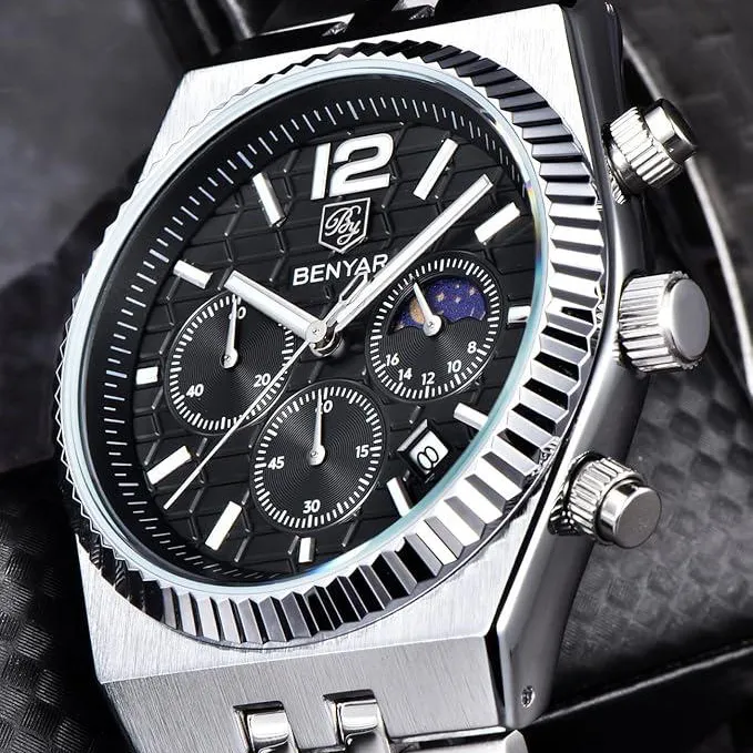 Benyar BY-5225 Silver-Black, фото 3